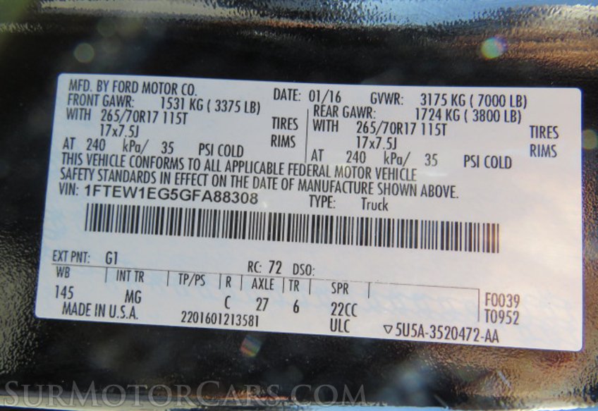 2016 Ford F-150 - Image 33