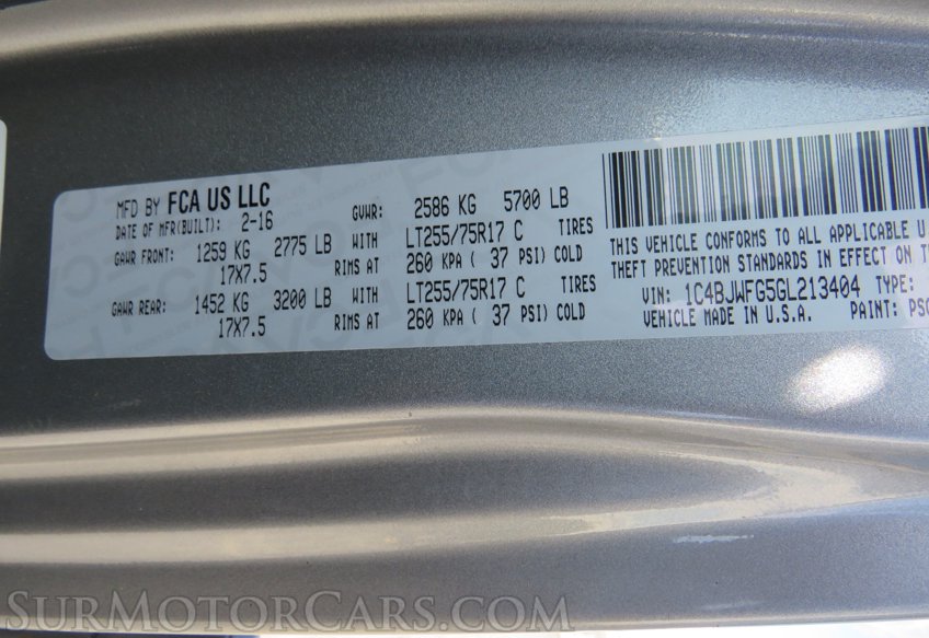 2016 Jeep Wrangler Unlimited - Image 49