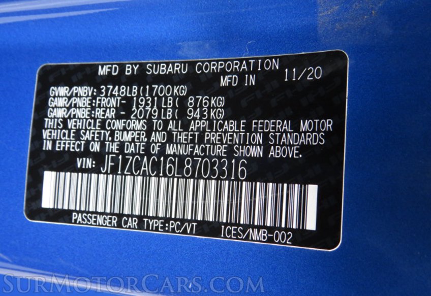 2020 Subaru BRZ - Image 49