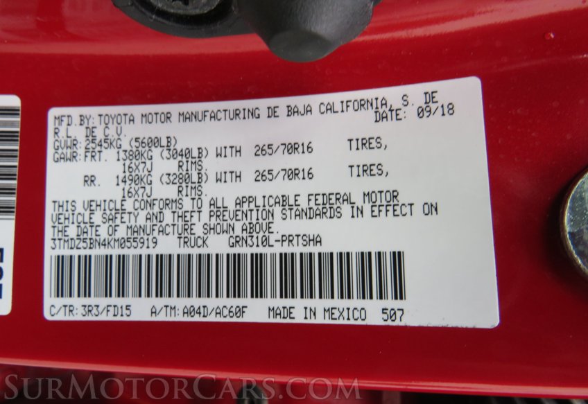 2019 Toyota Tacoma 4WD - Image 58