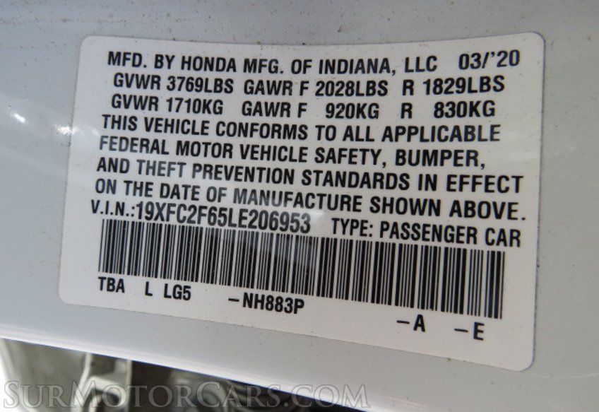 2020 Honda Civic Sedan - Image 42