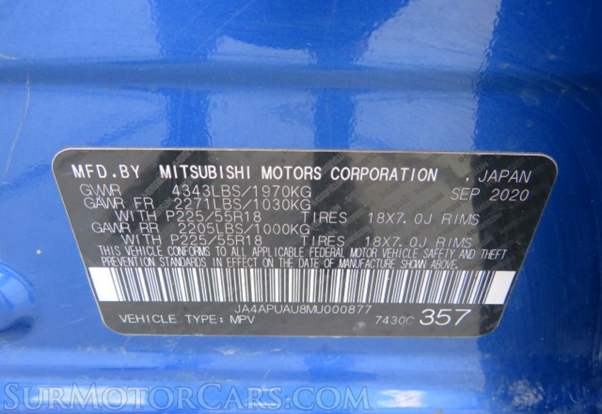 2021 Mitsubishi Outlander Sport - Image 47