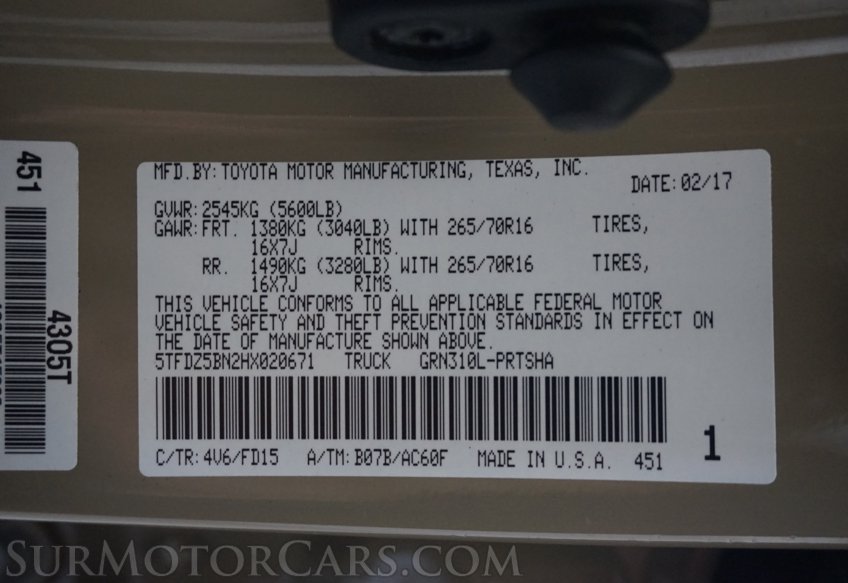 2017 Toyota Tacoma - Image 50