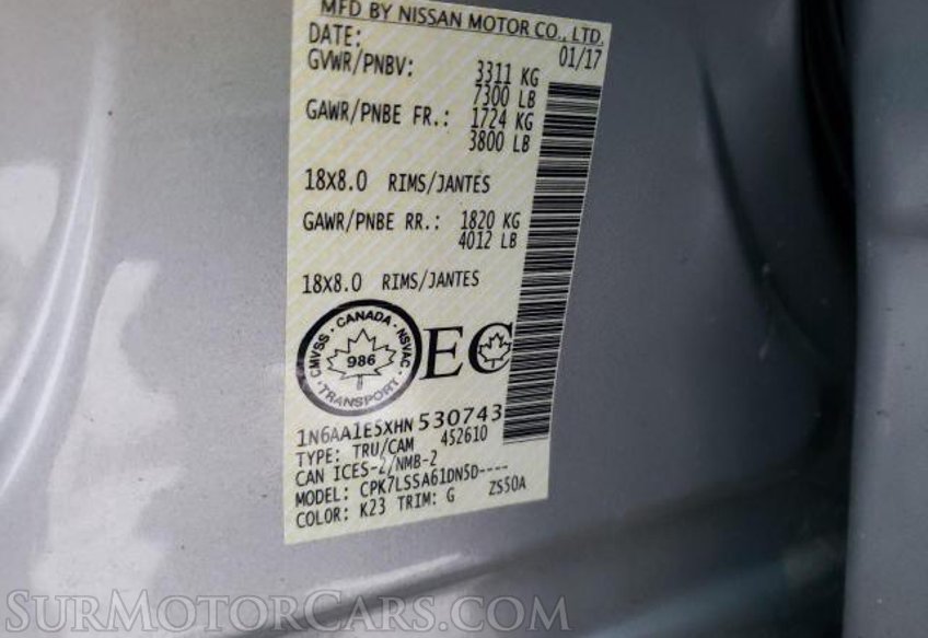 2017 Nissan Titan - Image 8