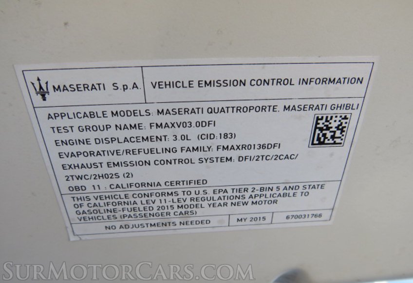 2015 Maserati Ghibli - Image 55