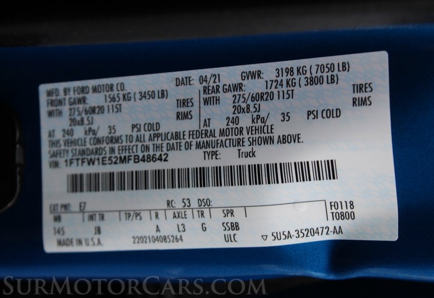 2021 Ford F-150 - Image 55