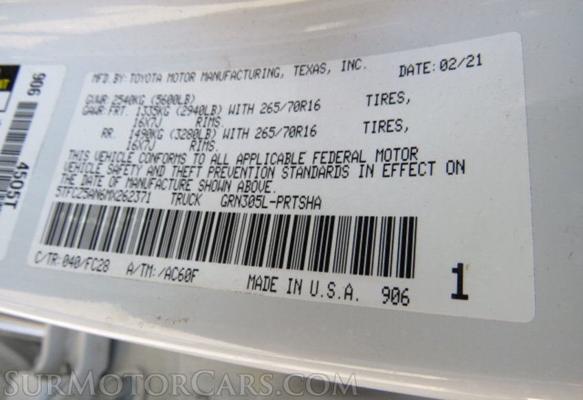 2021 Toyota Tacoma 4WD - Image 61