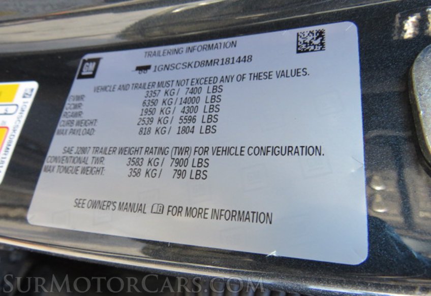 2021 Chevrolet Tahoe - Image 58