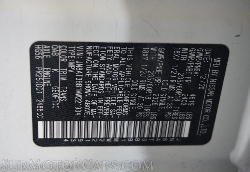 2021 Nissan Rogue - Image 48