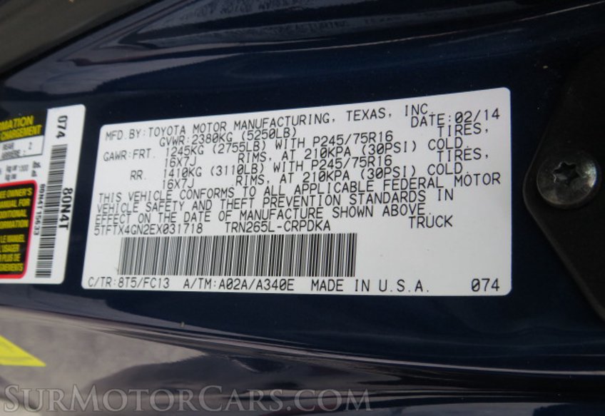 2014 Toyota Tacoma - Image 23