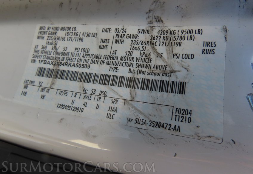 2024 Ford Transit XL - Image 45