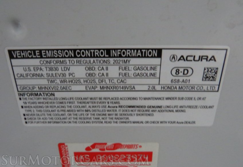 2021 Acura TLX - Image 54