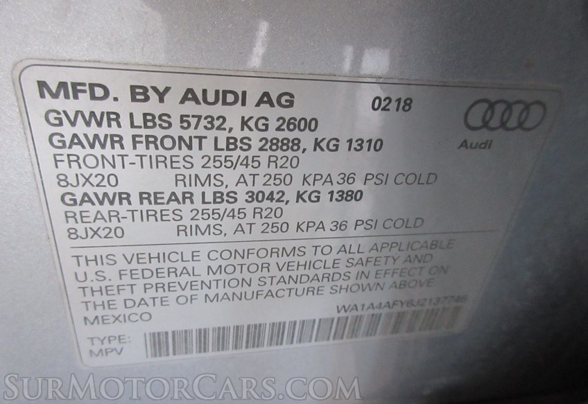 2018 Audi SQ5 - Image 70