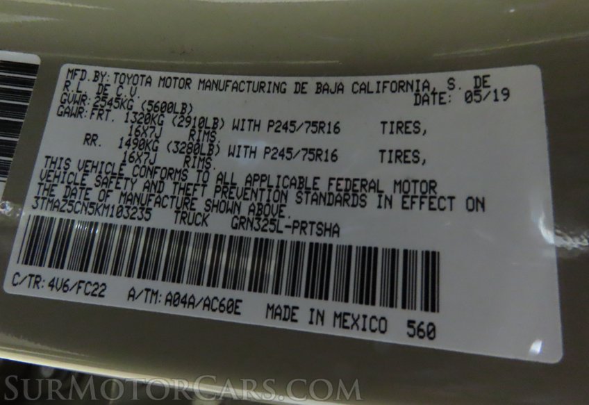 2019 Toyota Tacoma - Image 45