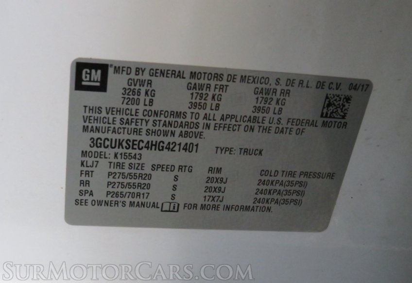 2017 Chevrolet Silverado 1500 - Image 69