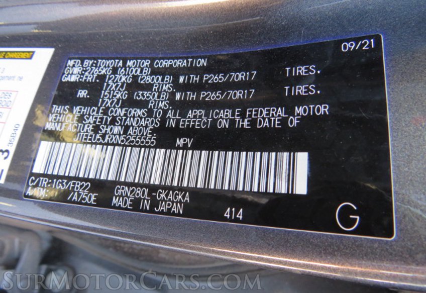 2022 Toyota 4Runner - Image 54