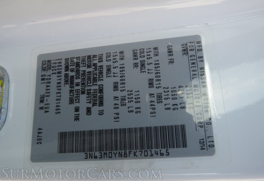 2015 Chevrolet City Express Cargo Van - Image 42