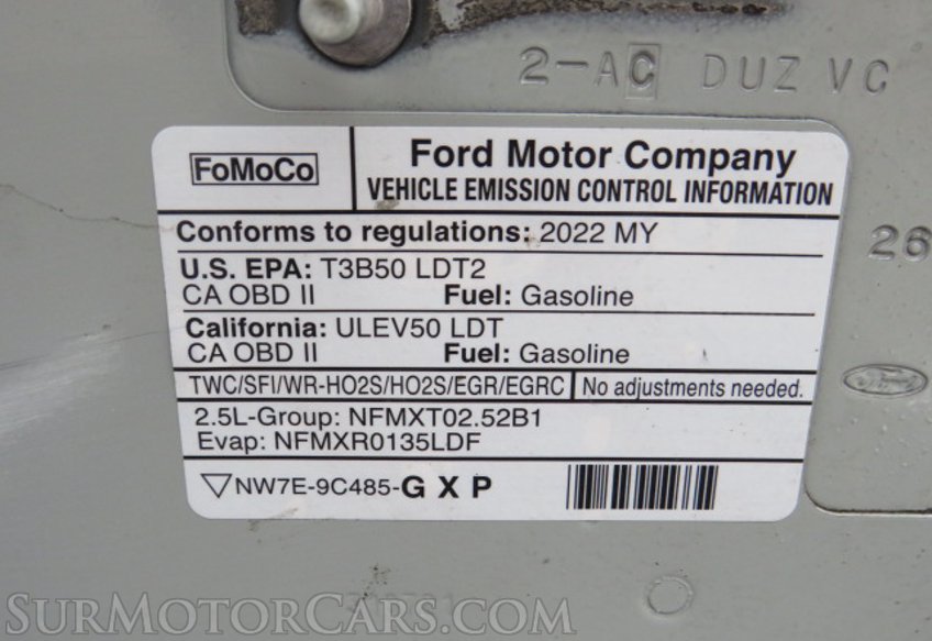 2022 Ford Maverick - Image 50