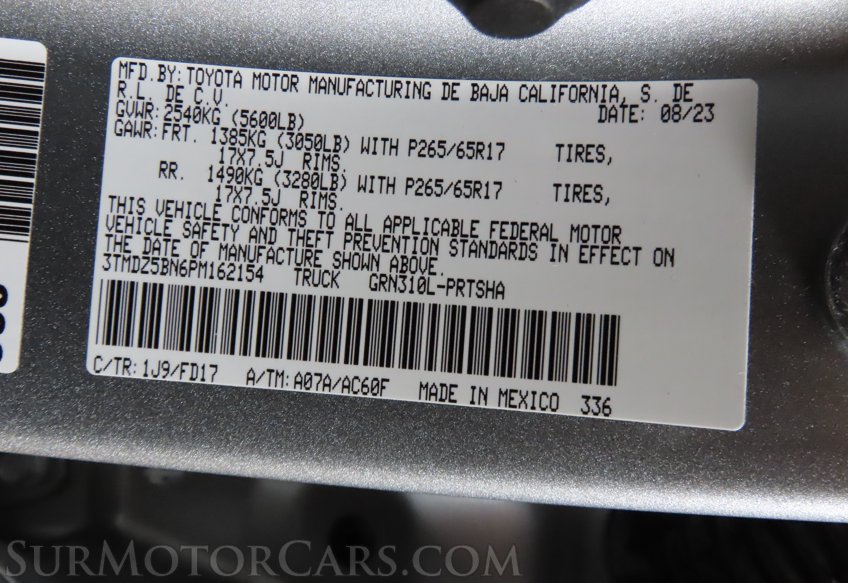 2023 Toyota Tacoma - Image 55