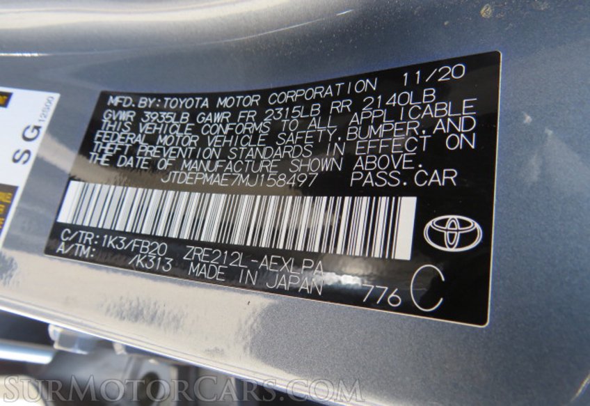 2021 Toyota Corolla - Image 46