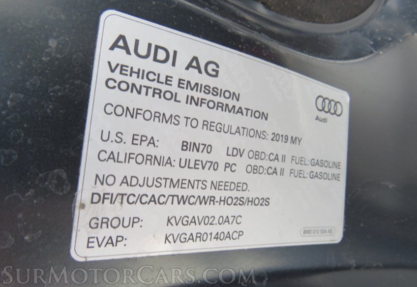 2019 Audi A4 - Image 56