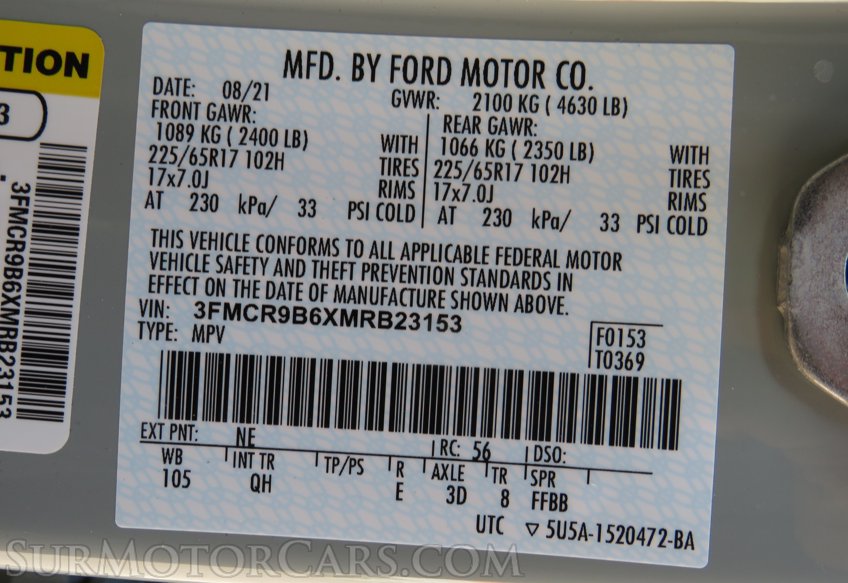 2021 Ford Bronco Sport - Image 68