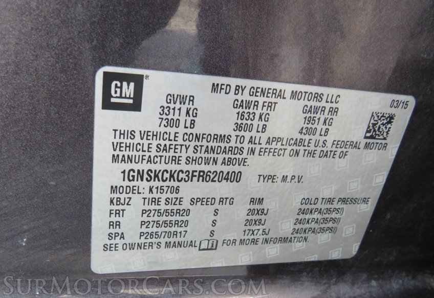 2015 Chevrolet Tahoe - Image 60