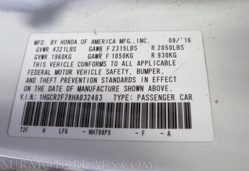 2017 Honda Accord - Image 51