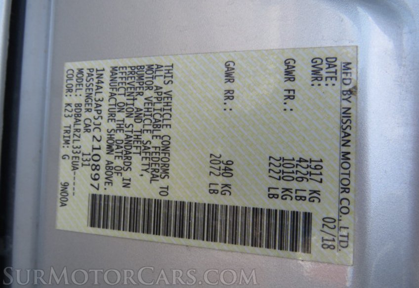 2018 Nissan Altima - Image 52