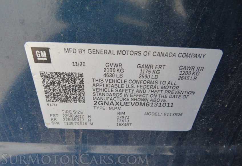 2021 Chevrolet Equinox - Image 48