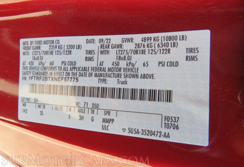 2022 Ford Super Duty F-250 SRW - Image 49