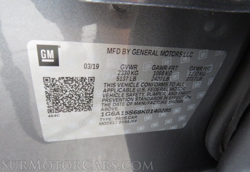 2019 Cadillac CTS-V Sedan - Image 59