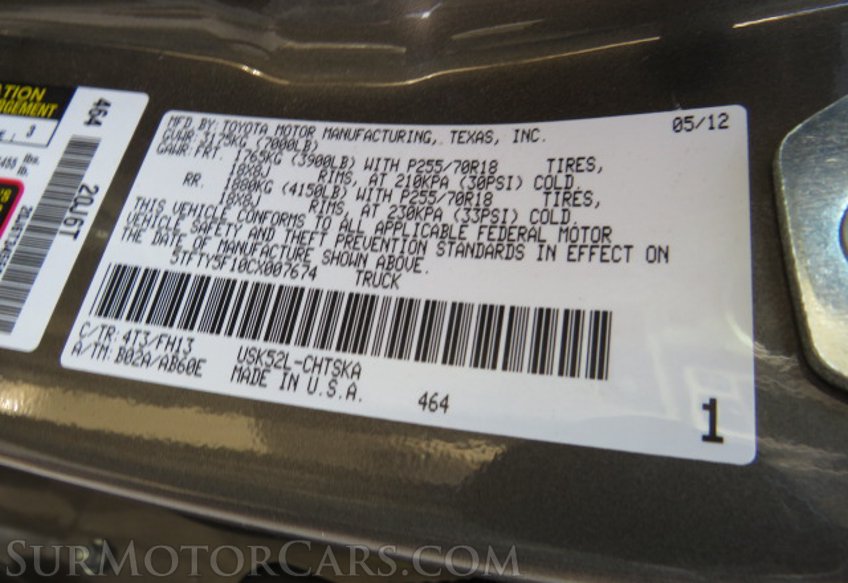 2012 Toyota Tundra Truck - Image 43