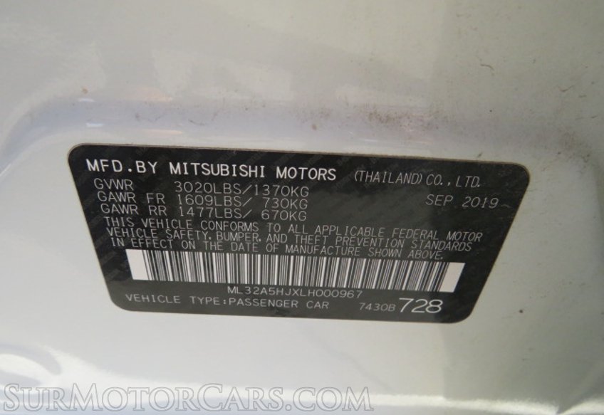 2020 Mitsubishi Mirage - Image 47
