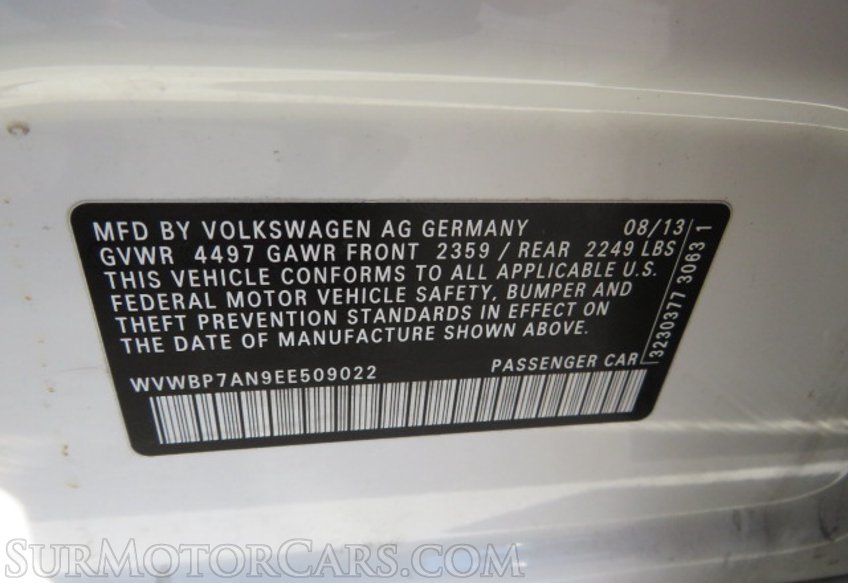 2014 Volkswagen CC - Image 45