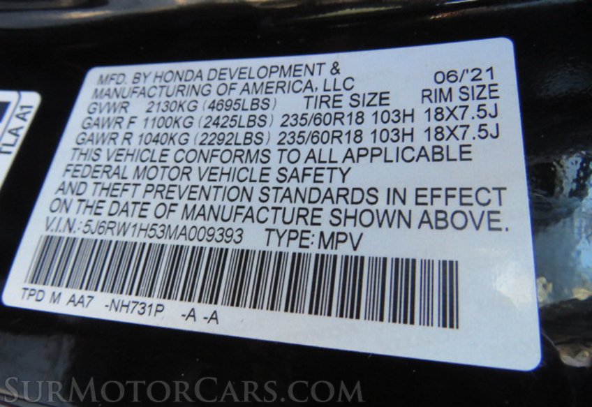 2021 Honda CR-V - Image 52