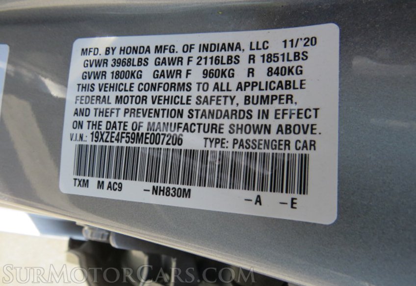 2021 Honda Insight - Image 47