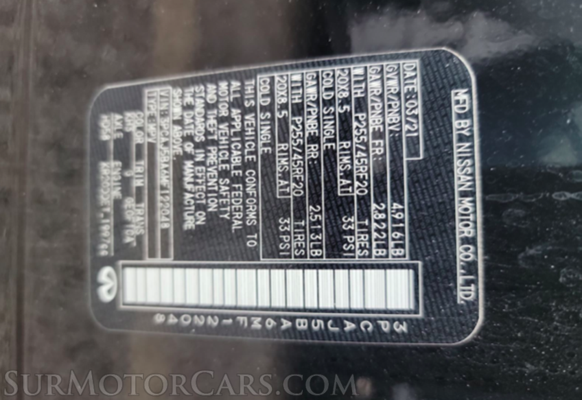 2021 Infiniti QX50 - Image 10