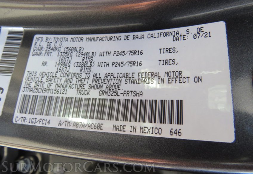 2021 Toyota Tacoma - Image 47