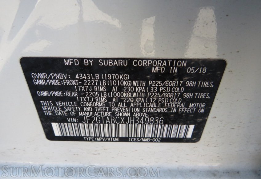 2018 Subaru Crosstrek - Image 42