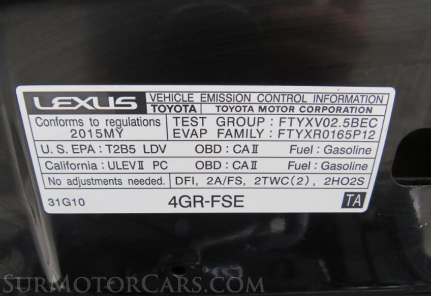 2015 Lexus IS 250 - Image 57