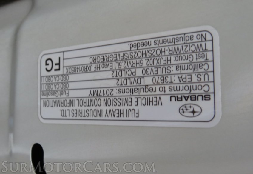 2017 Subaru Legacy - Image 55