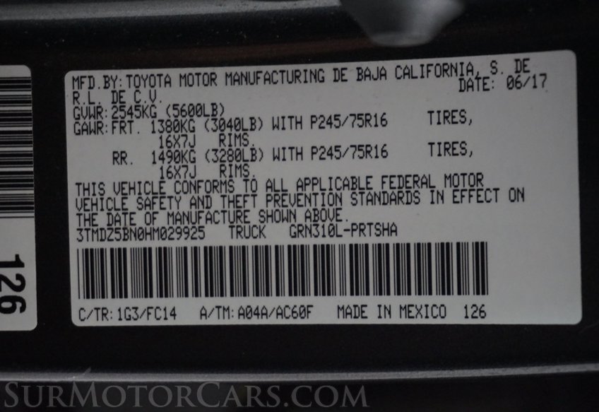 2017 Toyota Tacoma - Image 49