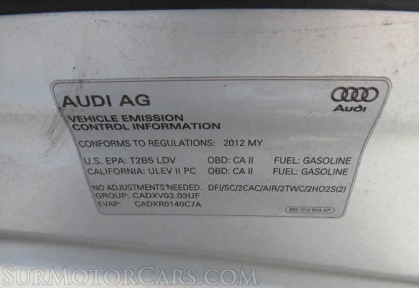 2012 Audi A7 - Image 56