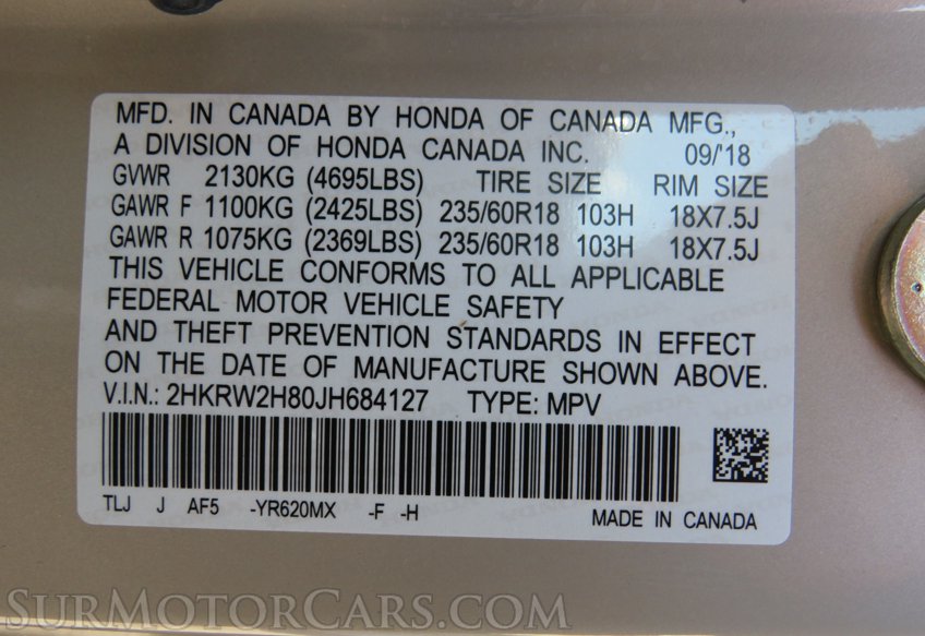 2018 Honda CR-V - Image 48