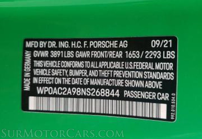 2022 Porsche 911 - Image 8