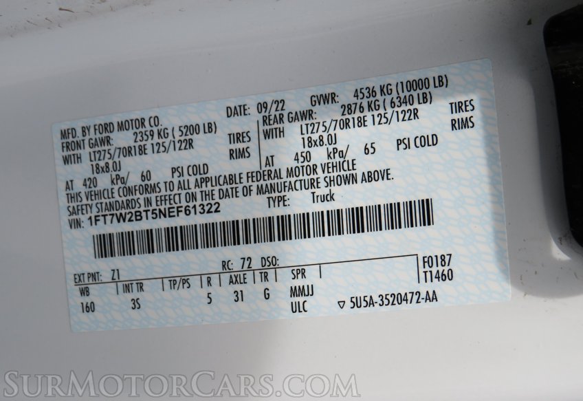 2022 Ford Super Duty F-250 SRW - Image 48