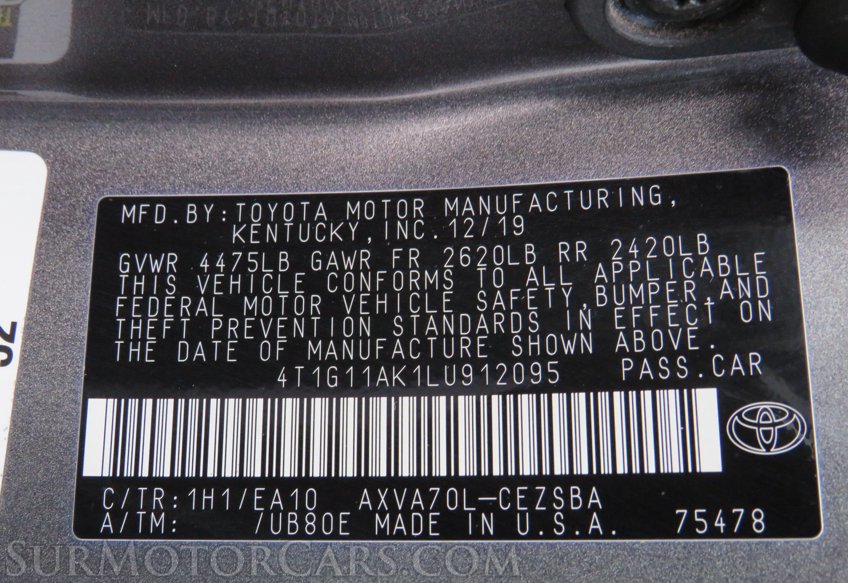 2020 Toyota Camry - Image 53