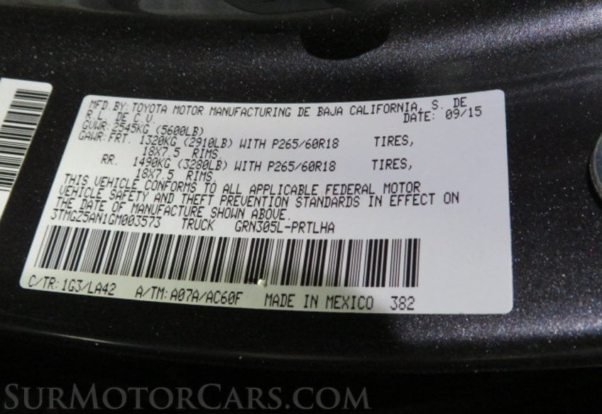 2016 Toyota Tacoma - Image 53