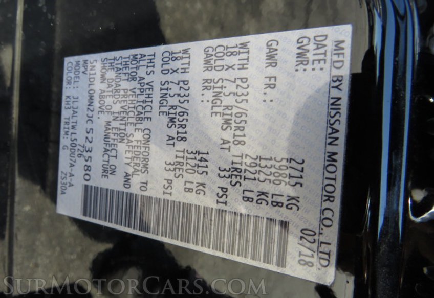 2018 Infiniti QX60 - Image 56